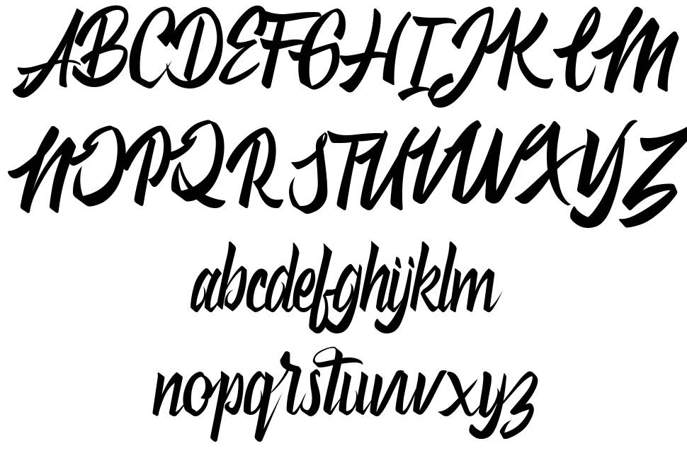 Antheme font specimens