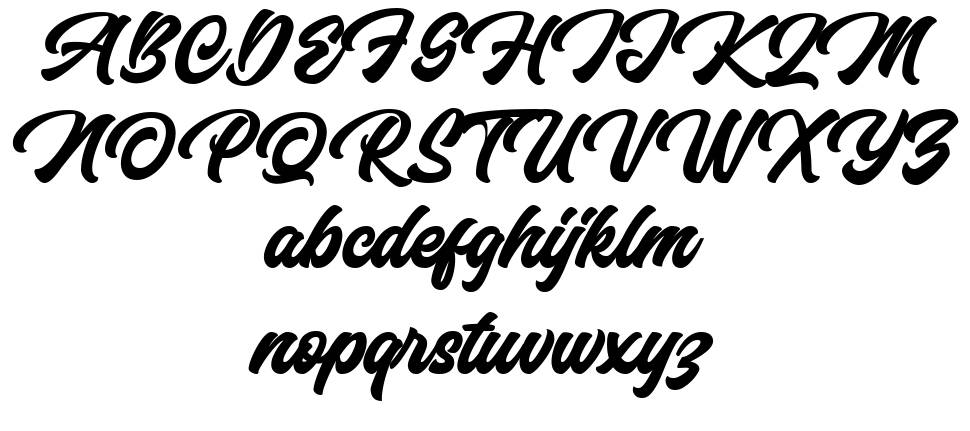 Anthemis font specimens