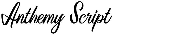 Anthemy Script