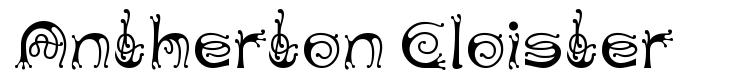 Antherton Cloister 字形