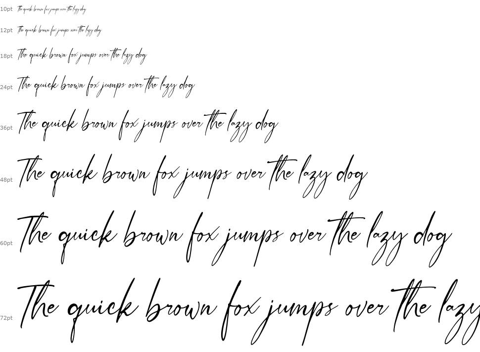Anthery Collection font Waterfall