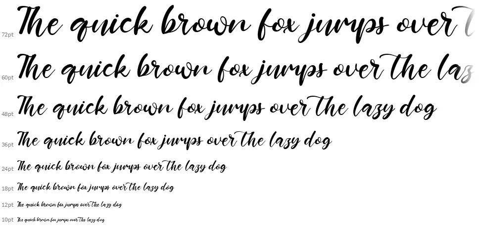 Anthony Bennettfont waterfall