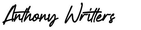 Anthony Writters schriftart