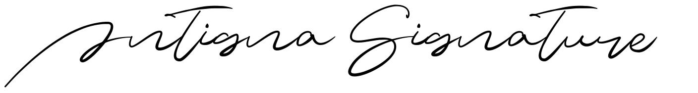 Antigna Signature font