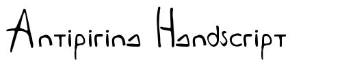 Antipirina Handscript шрифт