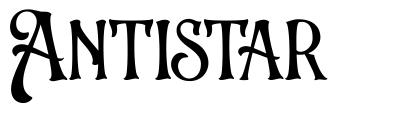 Antistar шрифт