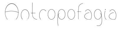 Antropofagia font