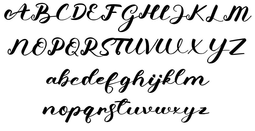 Anttine font specimens