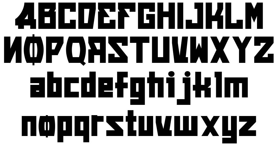 Anuschka 字形 标本