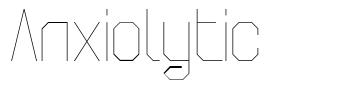 Anxiolytic font