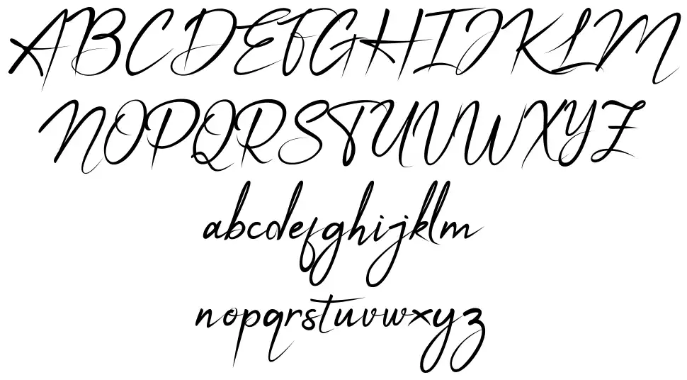 Apalu font specimens