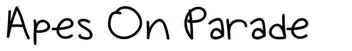 Apes On Parade font
