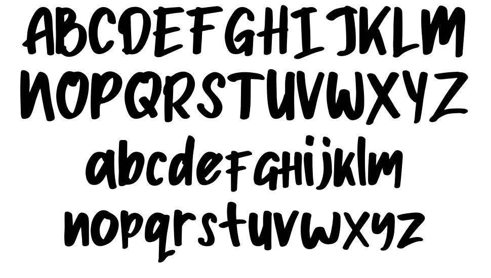 Apija font specimens