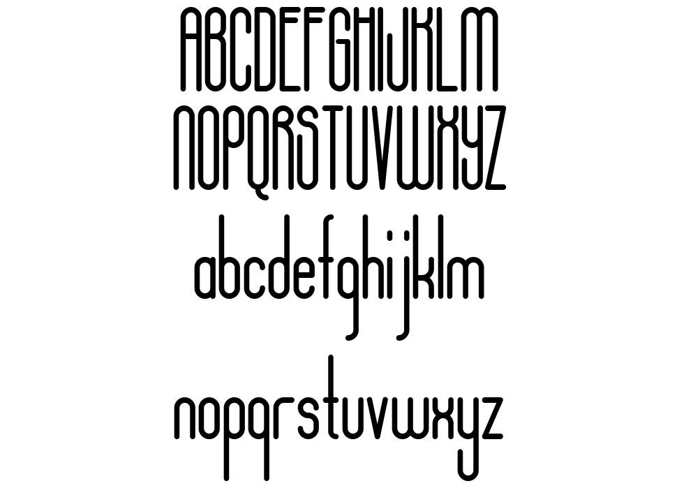 Aposiopesis Condensed 字形 标本