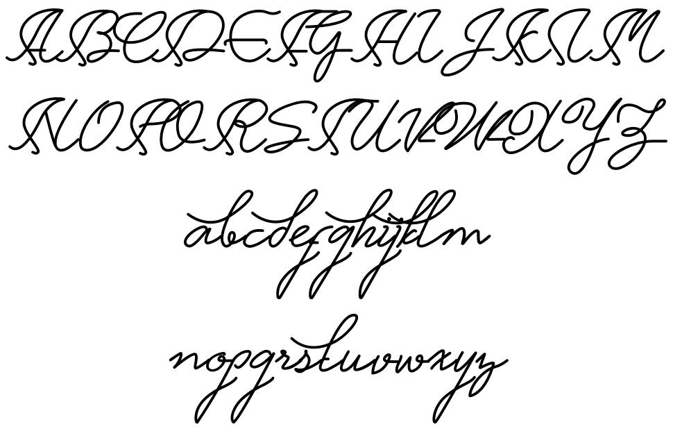 Appenzell písmo Exempláře