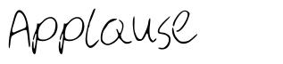 Applause font