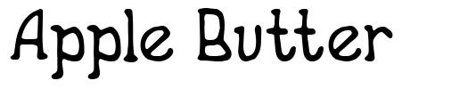 Apple Butter font
