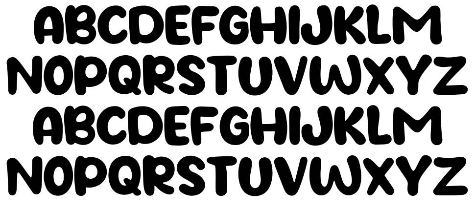 Apple Days font specimens