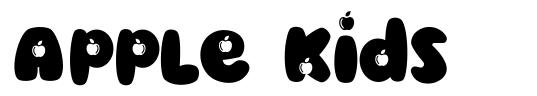 Apple Kids 字形