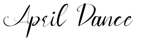 April Dance font