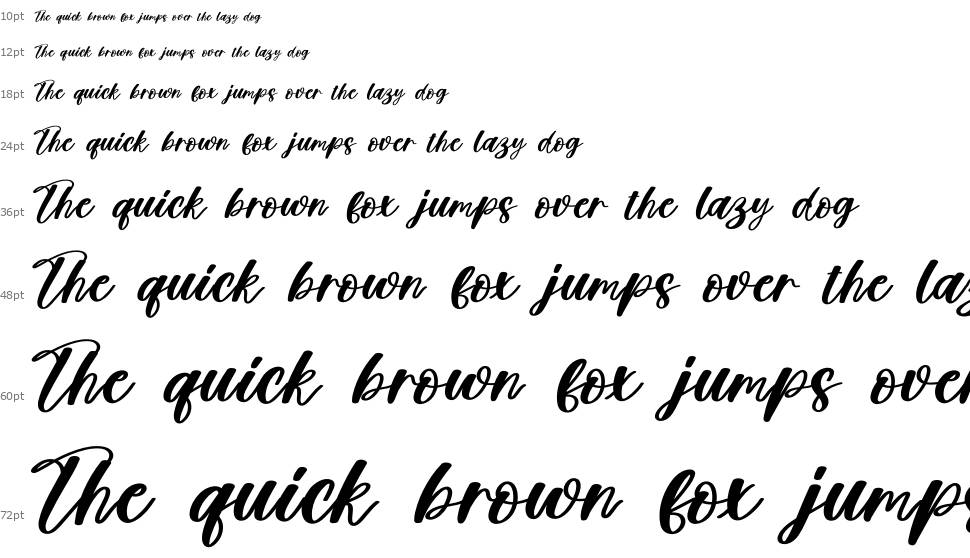 April Signature font Waterfall