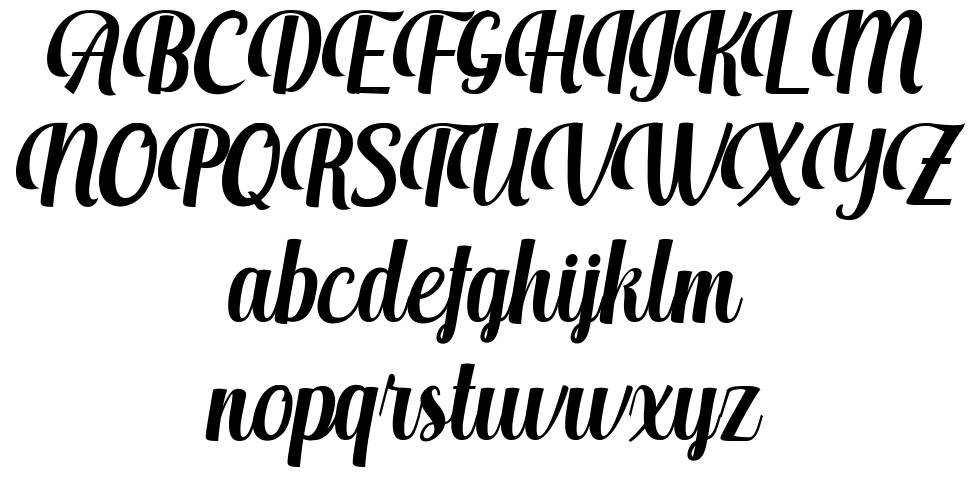Aprilea font specimens