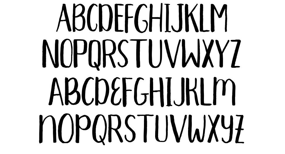 Aprils font specimens