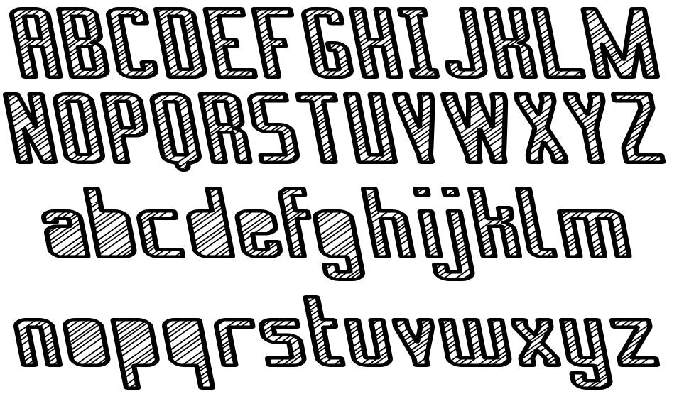 Apurado Royitto St font Örnekler