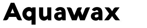Aquawax шрифт