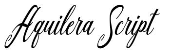 Aquilera Script шрифт