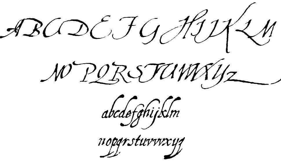 Aquiline Two písmo Exempláře