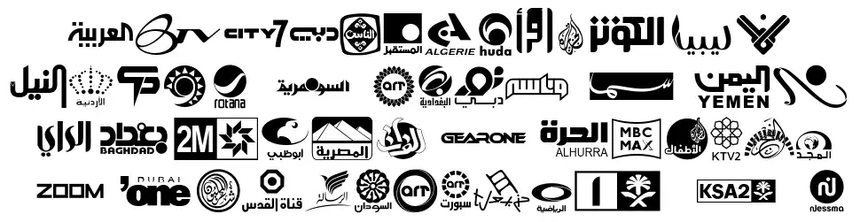 Arab TV logosfont specimens