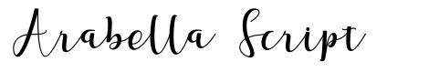 Arabella Script font