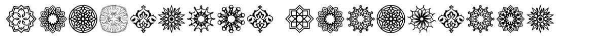 Arabesque Ornaments 字形