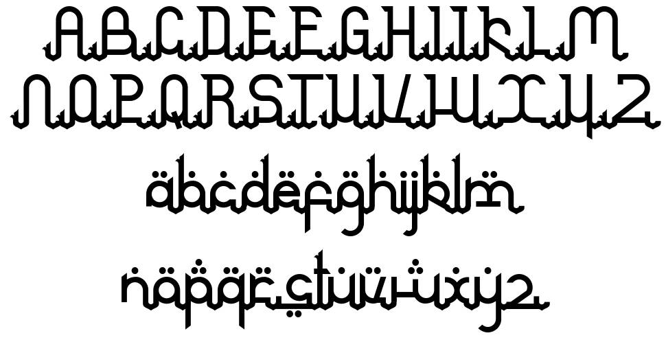 Arabian font