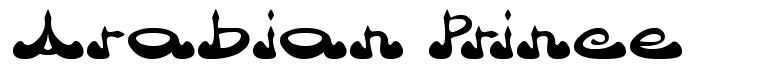 Arabian Prince 字形