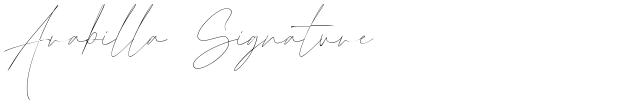 Arabilla Signature