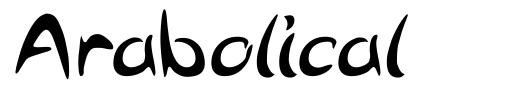 Arabolical 字形
