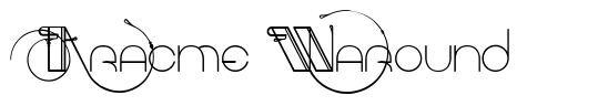 Aracme Waround шрифт