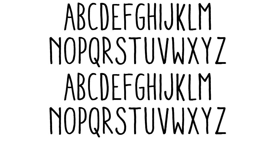 Aracne Condensed font specimens