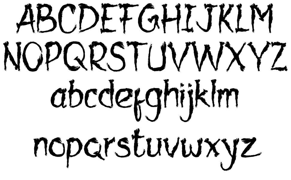 Arafura font Örnekler