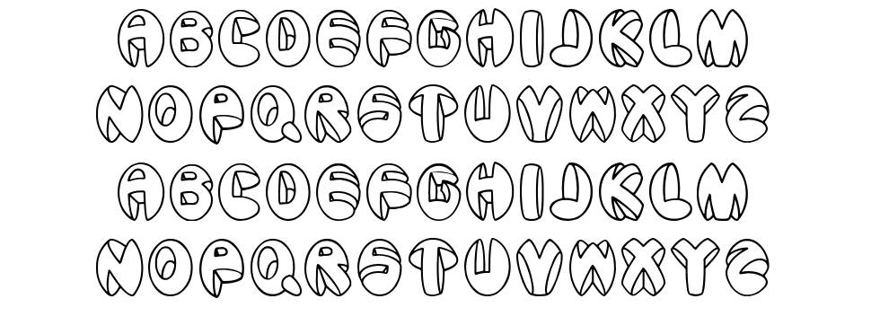 Aragon 字形 标本
