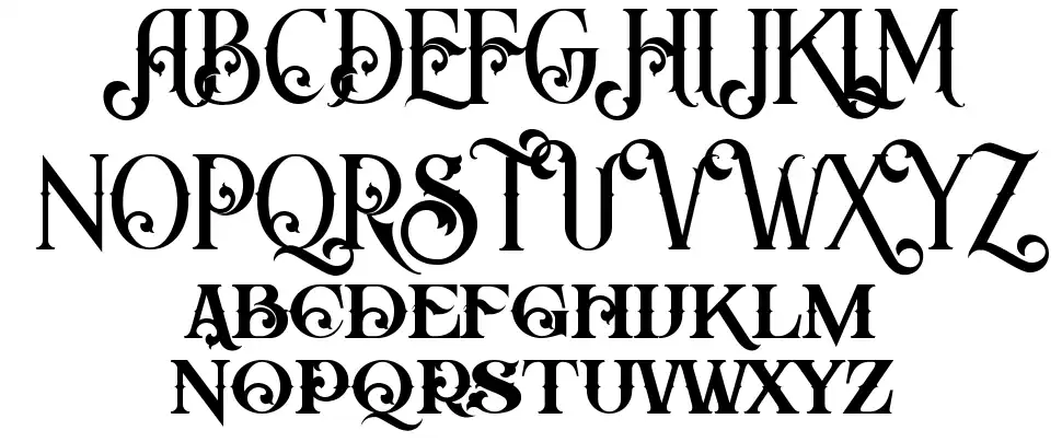 Arbatoshfont specimens