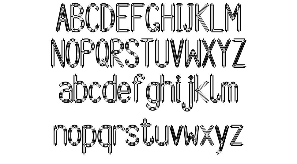 Arbycksazjan font Örnekler