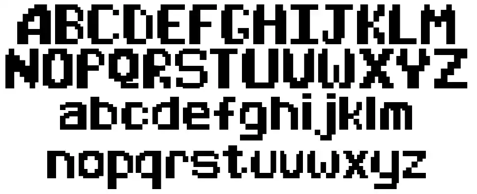 Arcade Alternatefont specimens