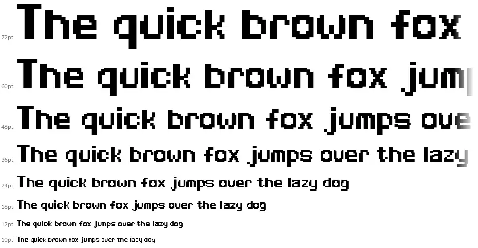 Arcade Alternatefont waterfall