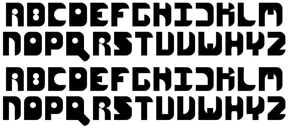 Arcadia font specimens