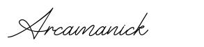 Arcamanick шрифт