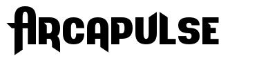 Arcapulse font