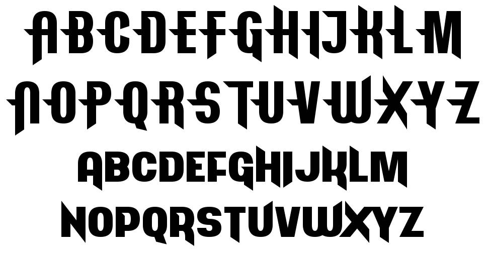 Arcapulse font specimens